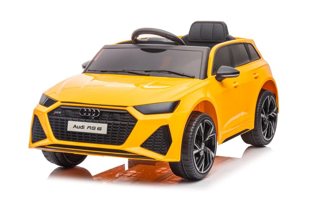 Akumulatorski avtomobilček LEAN CARS Audi RS6 BRD-2118, rumeni 3