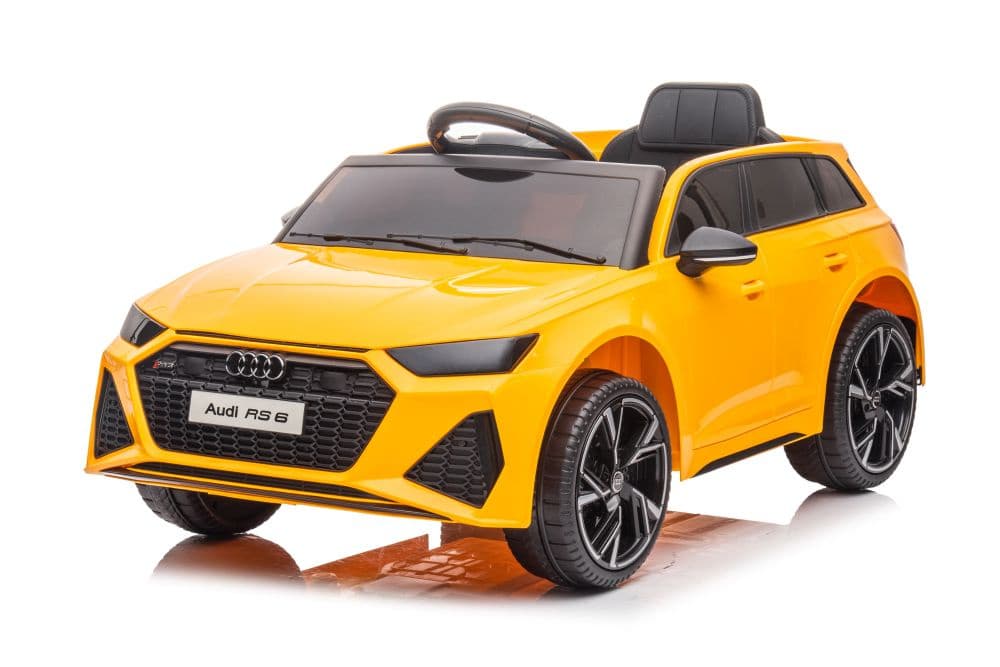Akumulatorski avtomobilček LEAN CARS Audi RS6 BRD-2118, rumeni 4