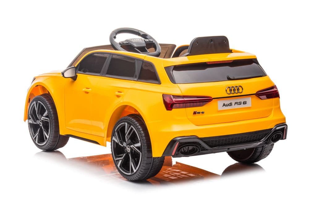 Akumulatorski avtomobilček LEAN CARS Audi RS6 BRD-2118, rumeni 6