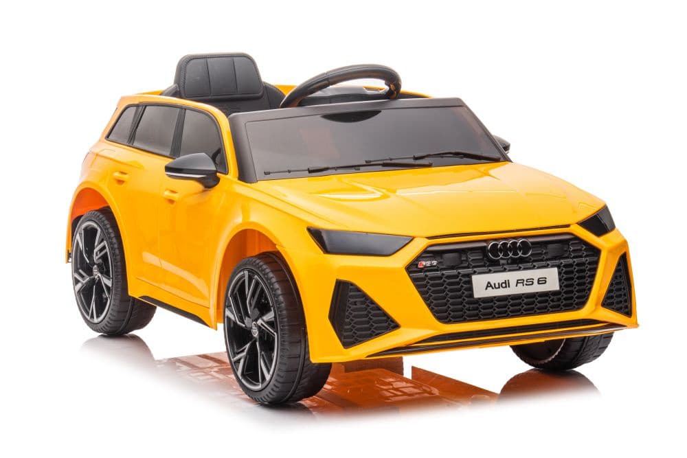 Akumulatorski avtomobilček LEAN CARS Audi RS6 BRD-2118, rumeni