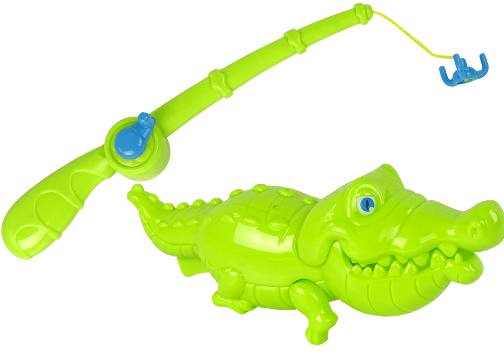 Igra Ribolov LEAN TOYS: Ribe, Vrvica, Krokodil in Vrvica 2