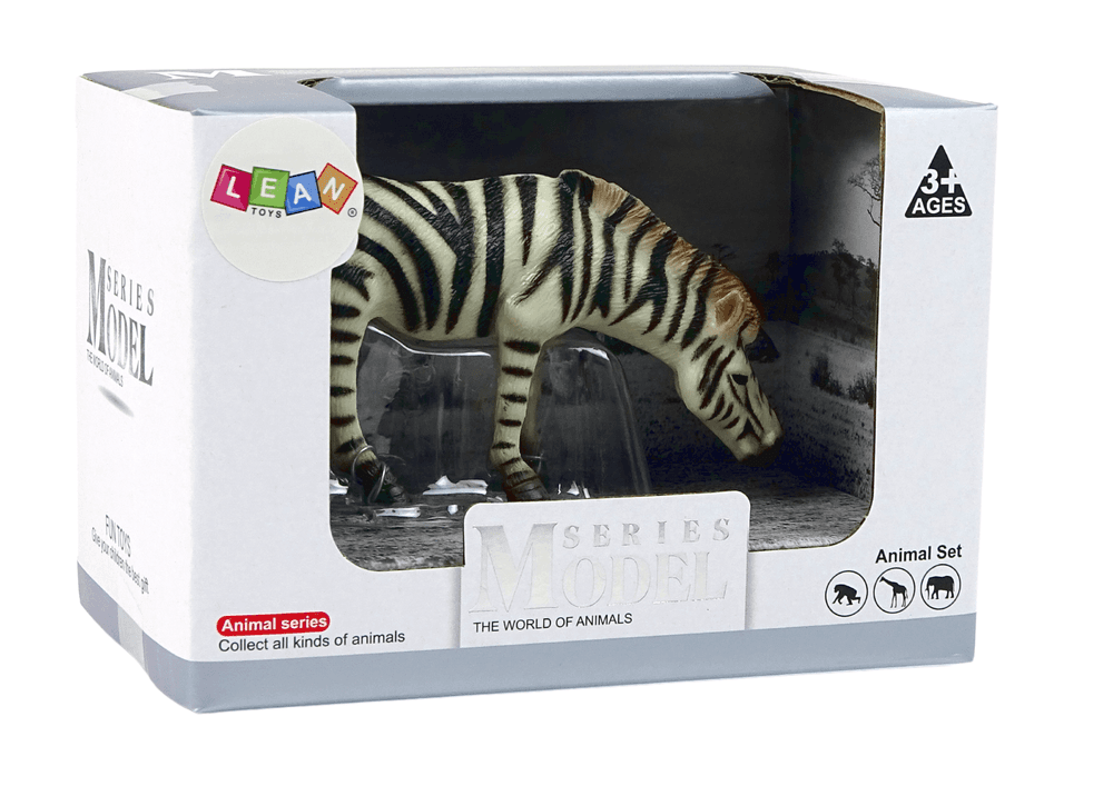 Velika figurica Zebra - Živali sveta (LEAN TOYS) 3