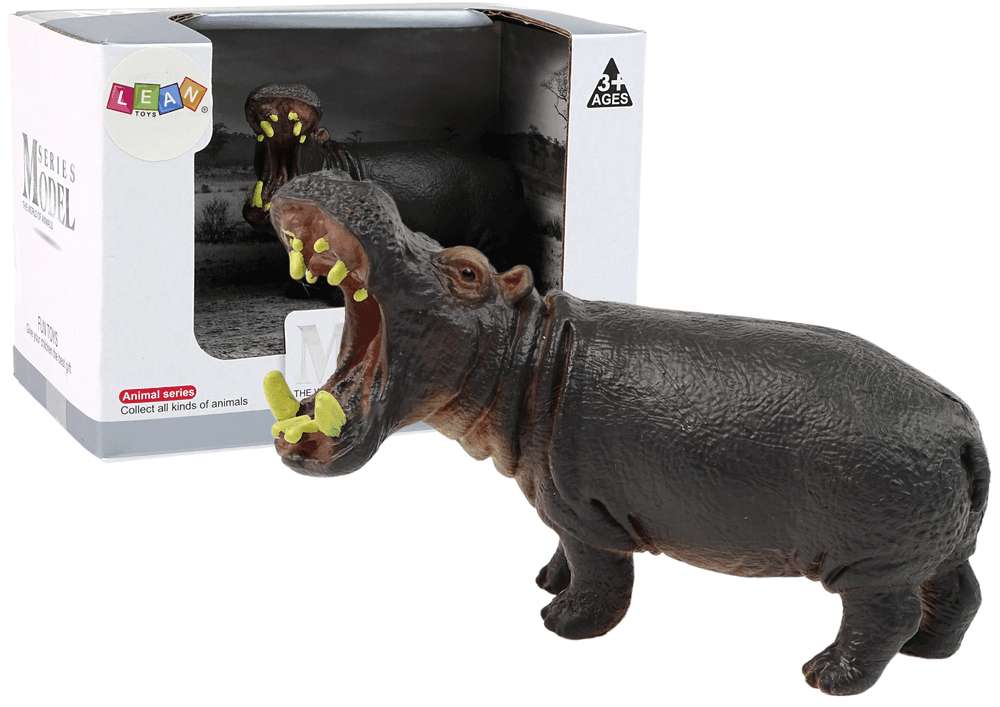 Velika figurica nilski konj - Živali sveta (LEAN TOYS)