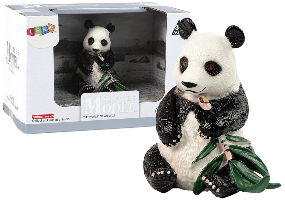 Figurica Panda Velika z bambusom (LEAN TOYS) 2