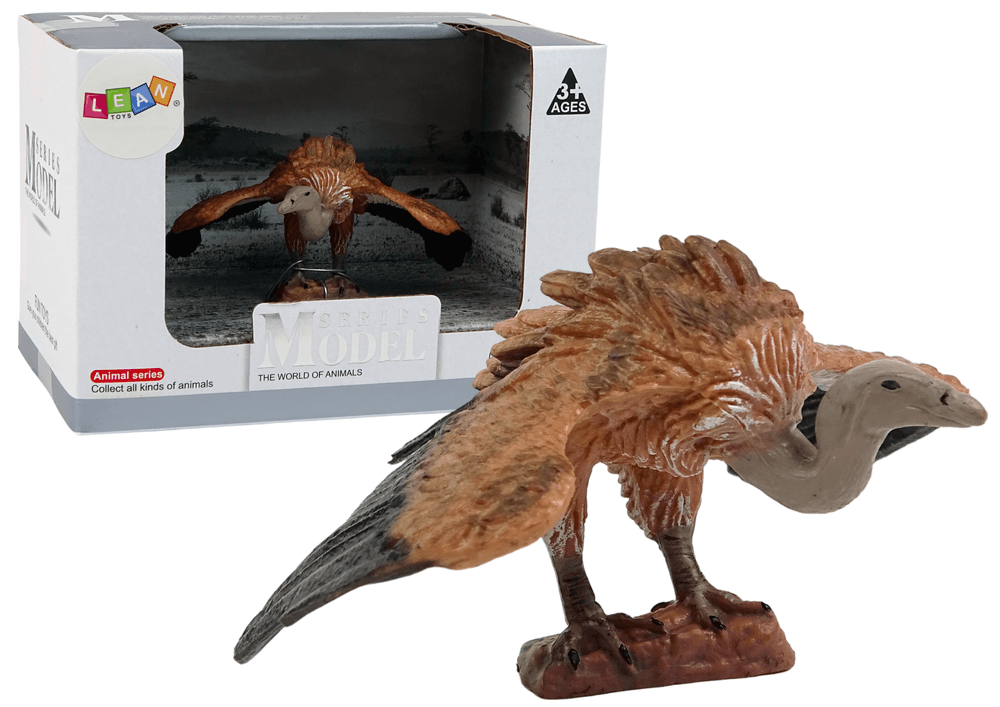Velika figurica rjavega jastreba - Živali sveta (LEAN TOYS)