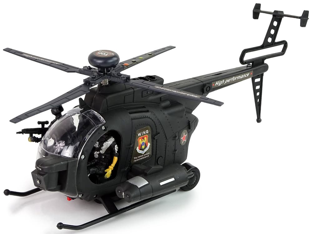 Vojaški helikopter z lučmi na baterije (LEAN TOYS) 2