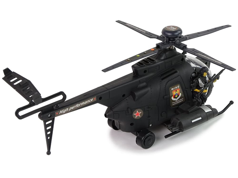 Vojaški helikopter z lučmi na baterije (LEAN TOYS) 3