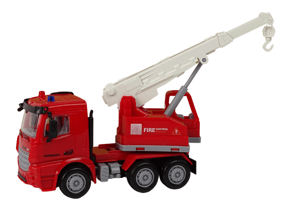Gasilsko vozilo z dvigalom in znaki (LEAN TOYS) 4