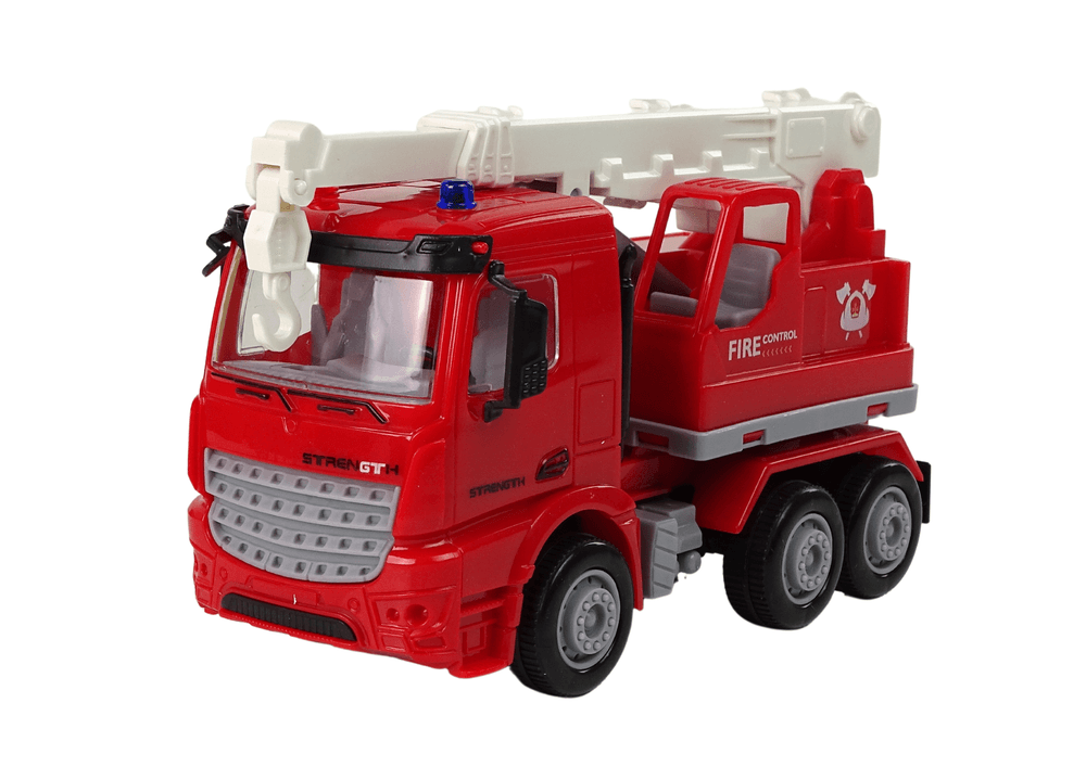 Gasilsko vozilo z dvigalom in znaki (LEAN TOYS) 3
