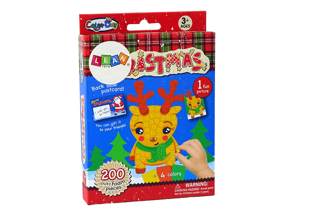 Komplet DIY mozaik - Božični jelenček (LEAN TOYS) 3