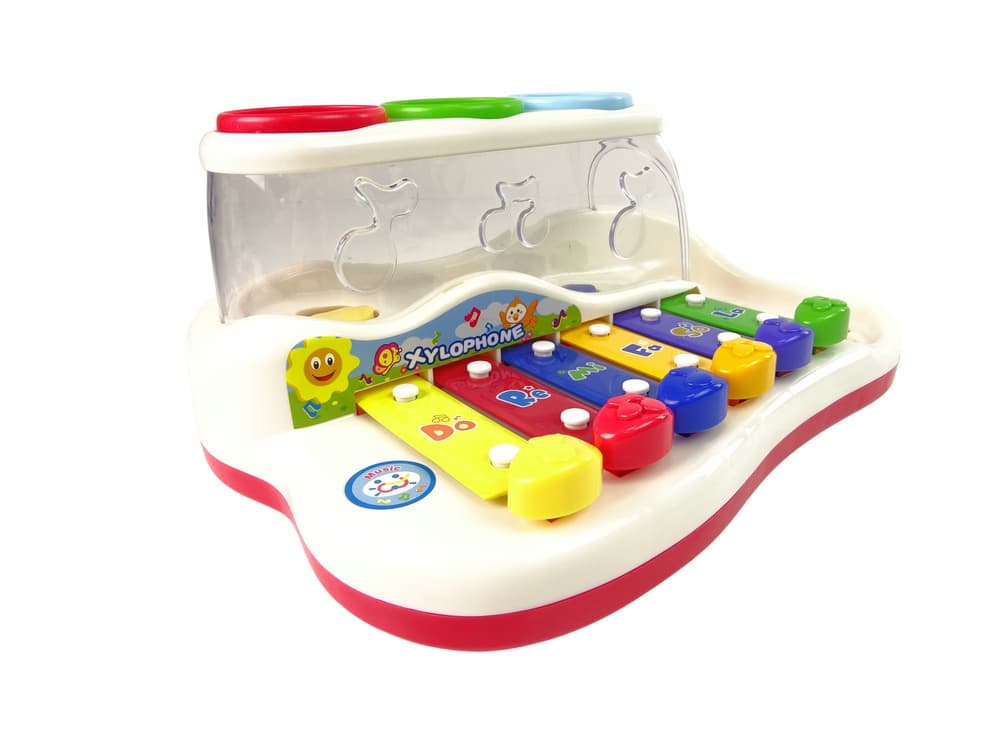 Glasbena igračka: ksilofon z mlatičem in kroglicami, za malčke, LEAN TOYS 4