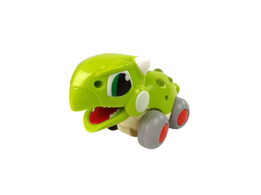 Dinozaver na kolesih, zelen, figurica, LEAN TOYS 2
