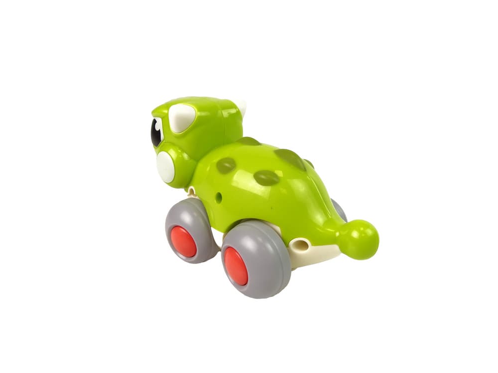 Dinozaver na kolesih, zelen, figurica, LEAN TOYS 4