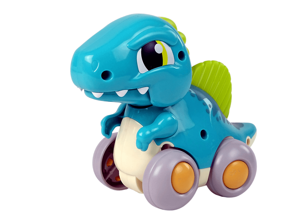 Dinozaver na kolesih, Spinosaurus modri, figurica, LEAN TOYS 4