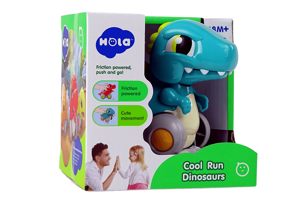 Dinozaver na kolesih, Spinosaurus modri, figurica, LEAN TOYS 3