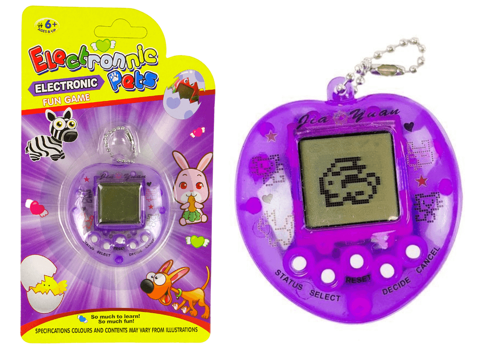 Elektronska igra Tamagotchi, ljubljenček, vijolična, LEAN TOYS