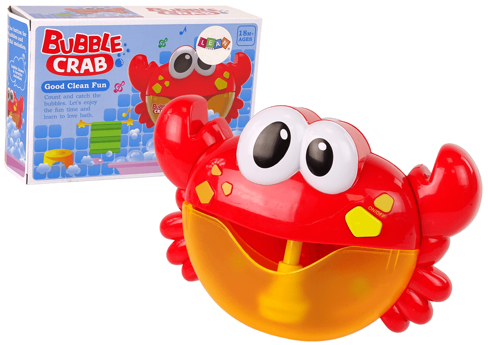 Pribor za kopanje LEAN TOYS, generator mehurčkov, rdeči rak