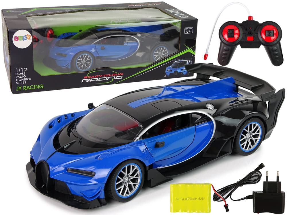 RC avtomobil LEAN TOYS Športni 1:12, z lučmi in odpiranjem vrat na daljinsko