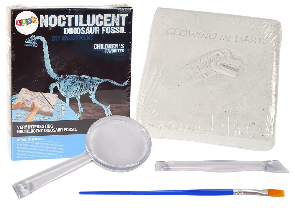 Arheološki komplet LEAN TOYS: Izkopavanje dinozavra Brachiosaurus s 3D hologramom