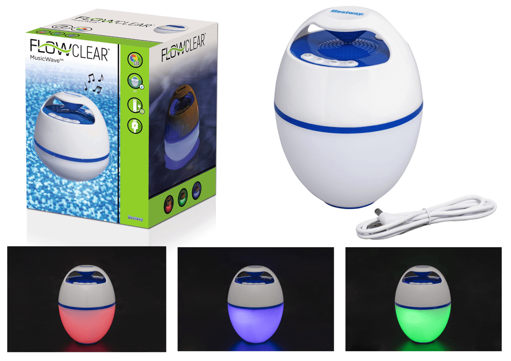 Plavajoči Bluetooth zvočnik BESTWAY z LED lučmi