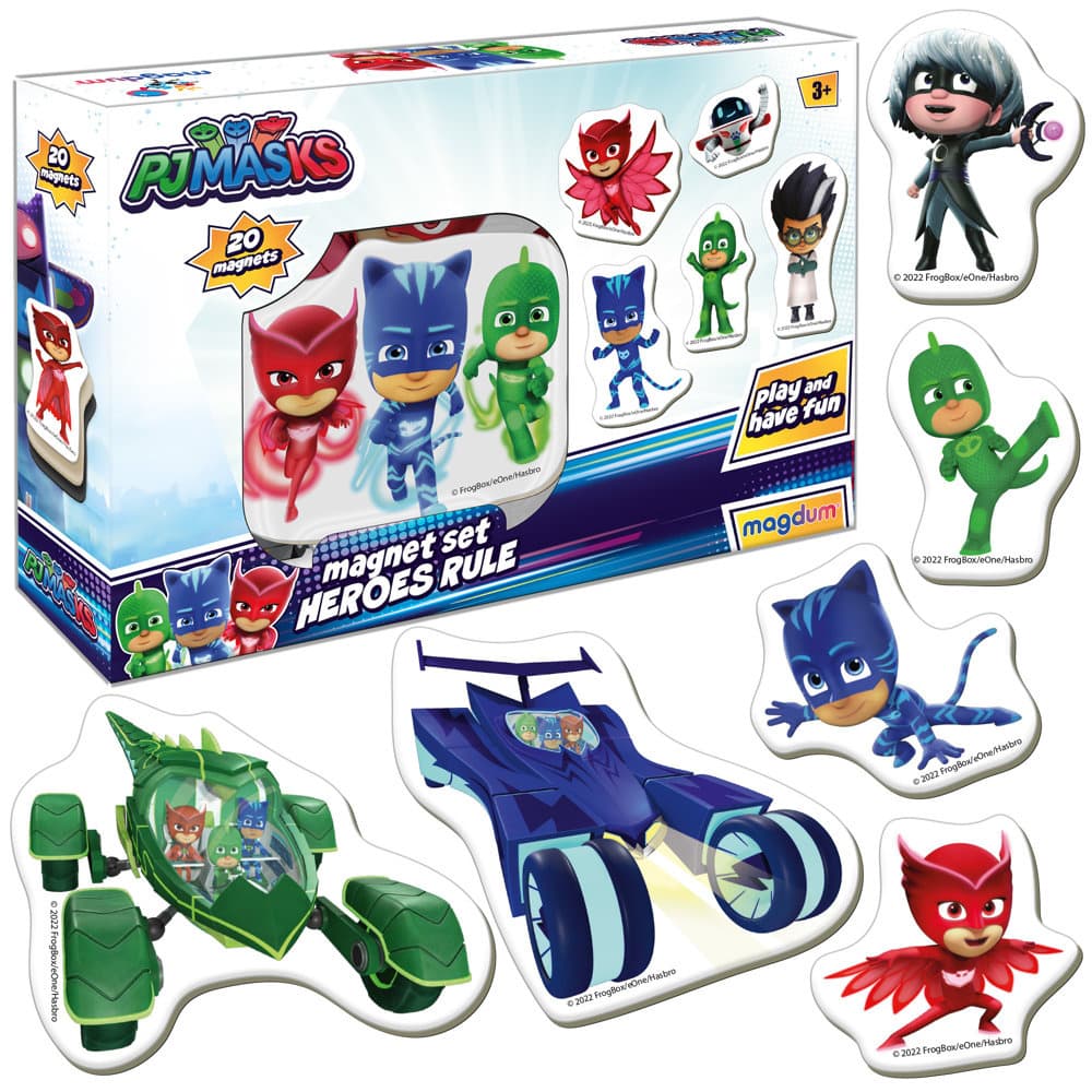 Set magnetov PJ MASKS LEAN TOYS ME 5031-32
