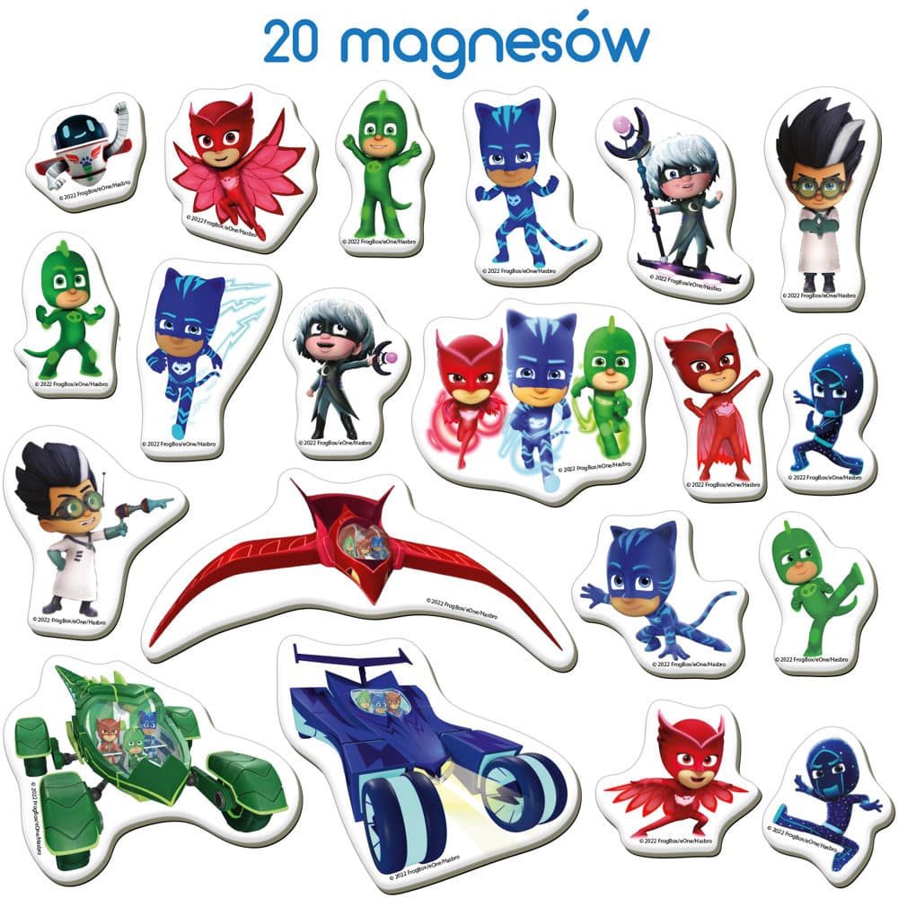 Set magnetov PJ MASKS LEAN TOYS ME 5031-32 3