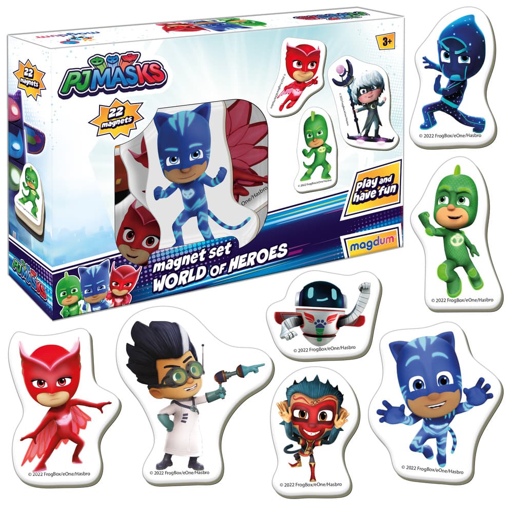 Set magnetov PJ MASKS LEAN TOYS ME 5031-31
