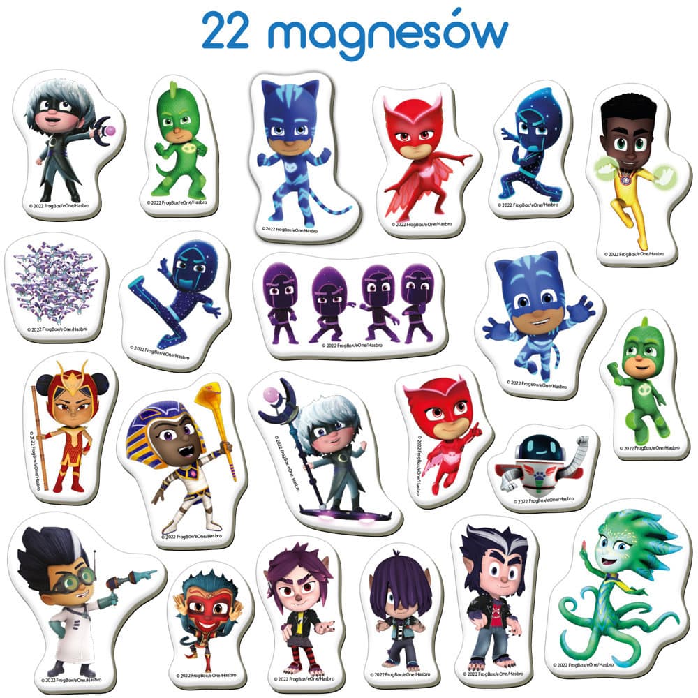 Set magnetov PJ MASKS LEAN TOYS ME 5031-31 2
