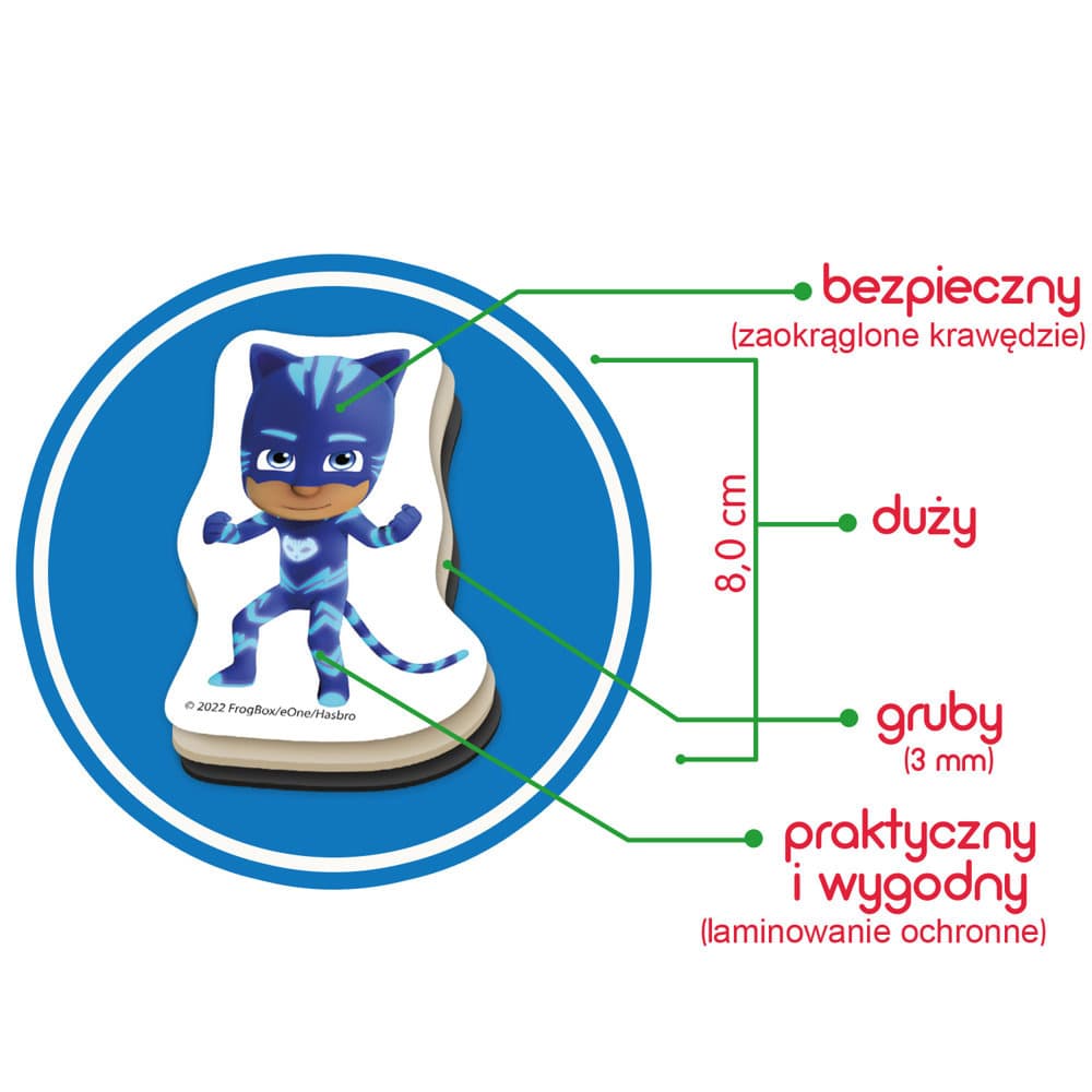 Set magnetov PJ MASKS LEAN TOYS ME 5031-31 3