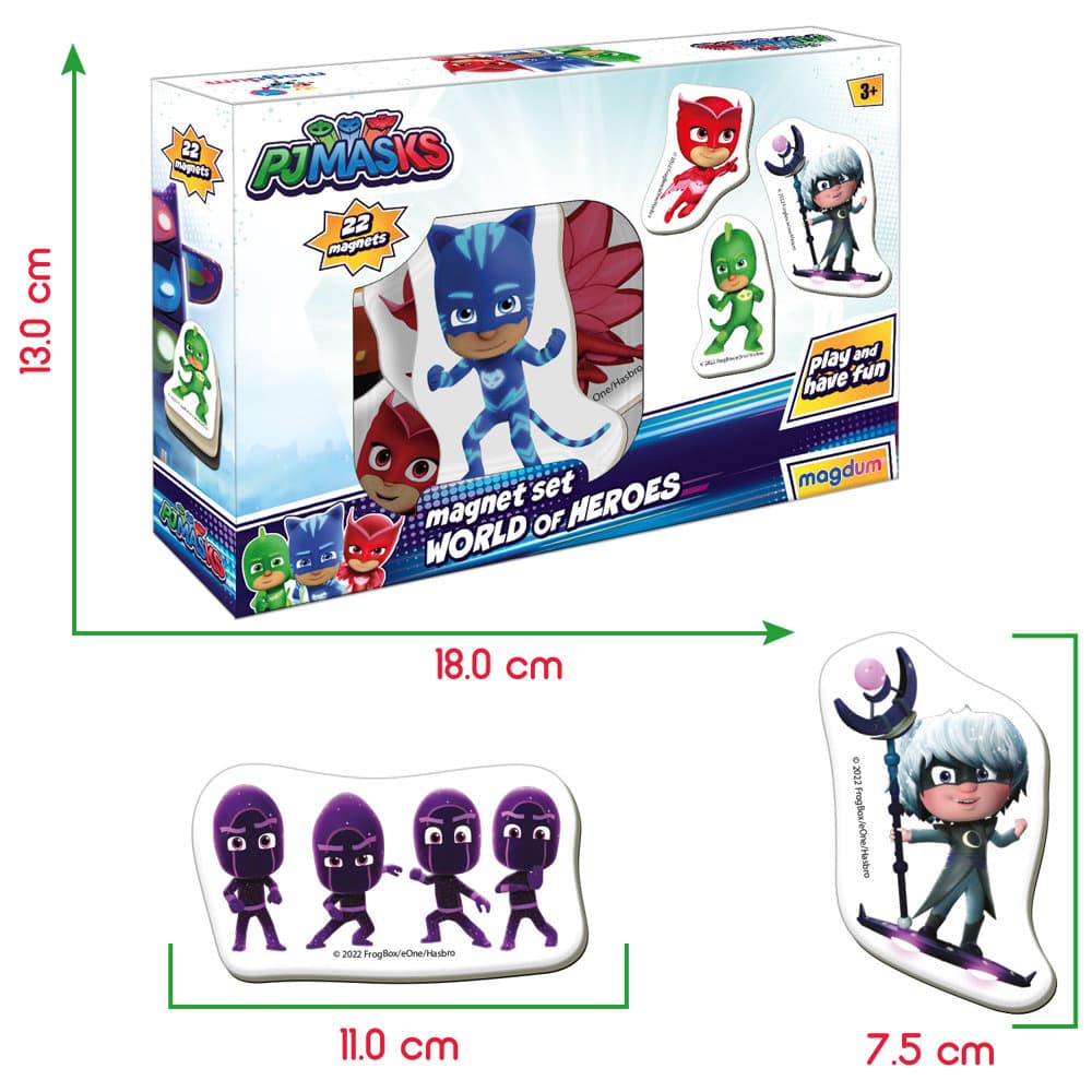 Set magnetov PJ MASKS LEAN TOYS ME 5031-31 4