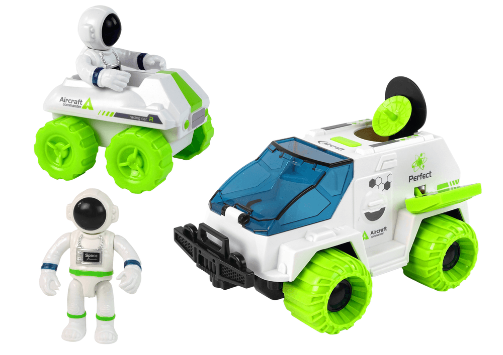 LEAN TOYS Vesoljski set 6v1: rover, satelit, astronomija za otroke 2