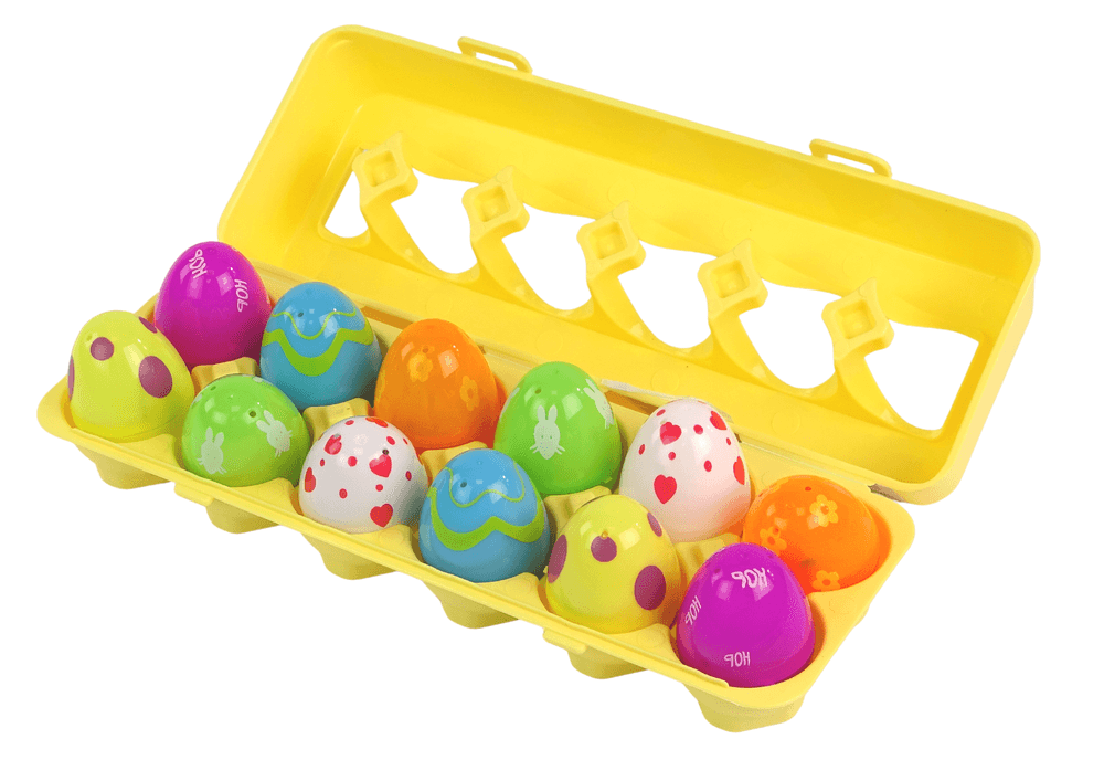 LEAN TOYS Set velikonočnih jajčk Squishy (12 kosov) 4