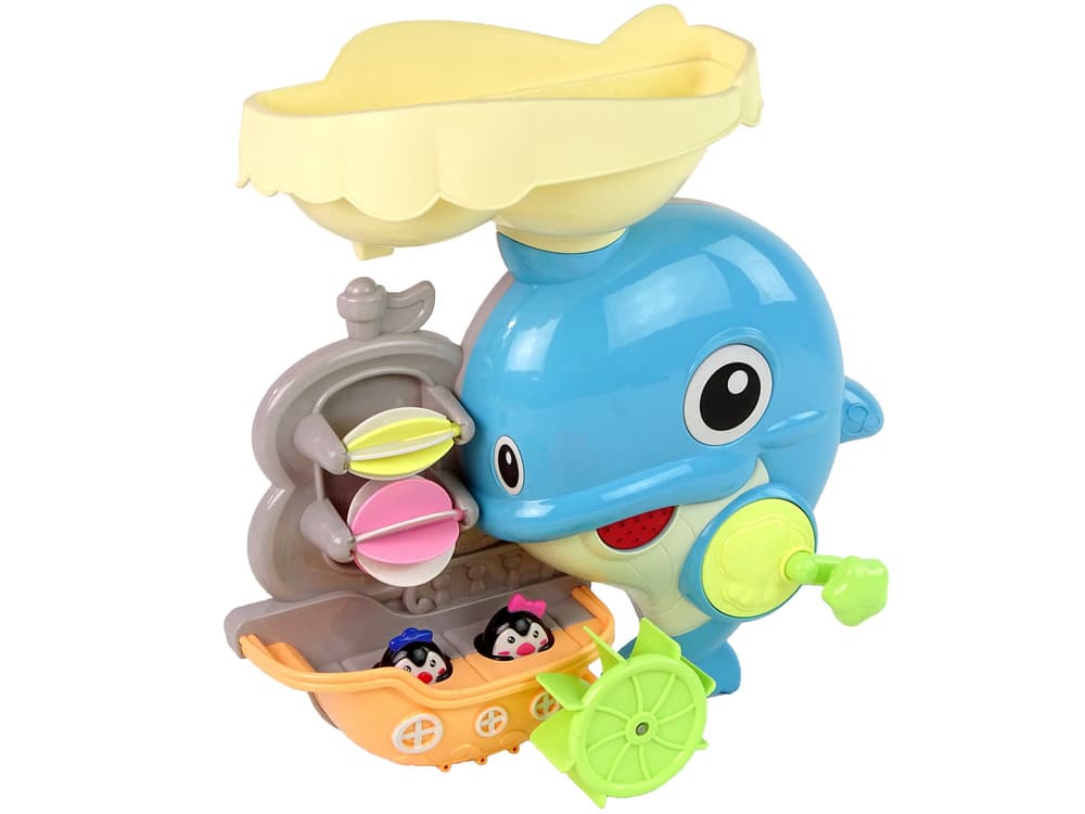 LEAN TOYS Igrača za kopanje Delfin s slapom 2