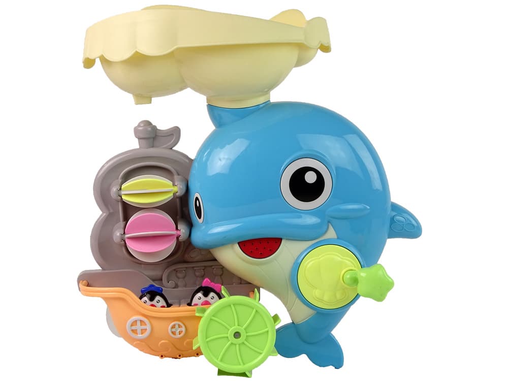 LEAN TOYS Igrača za kopanje Delfin s slapom 3