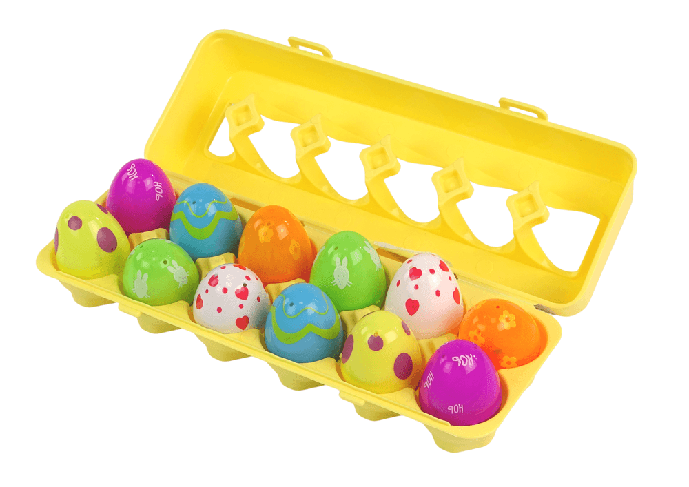 LEAN TOYS Velikonočna jajca Fidget Toys, set 12 kos. 3