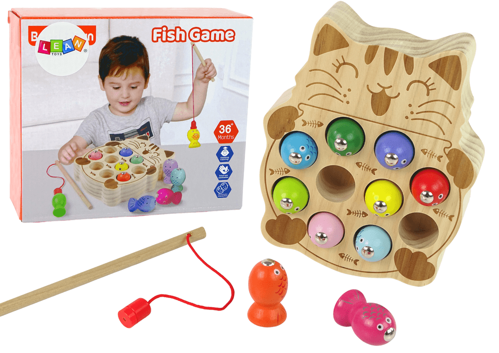 Lesena igra Ribolov LEAN TOYS (2 palici)