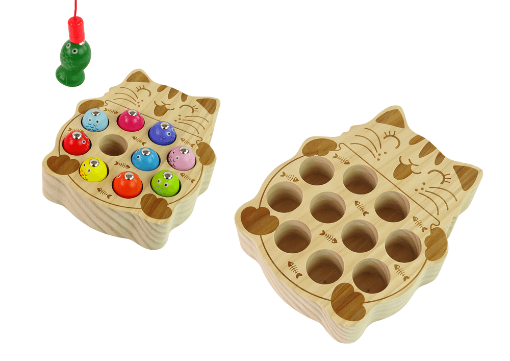Lesena igra Ribolov LEAN TOYS (2 palici) 3