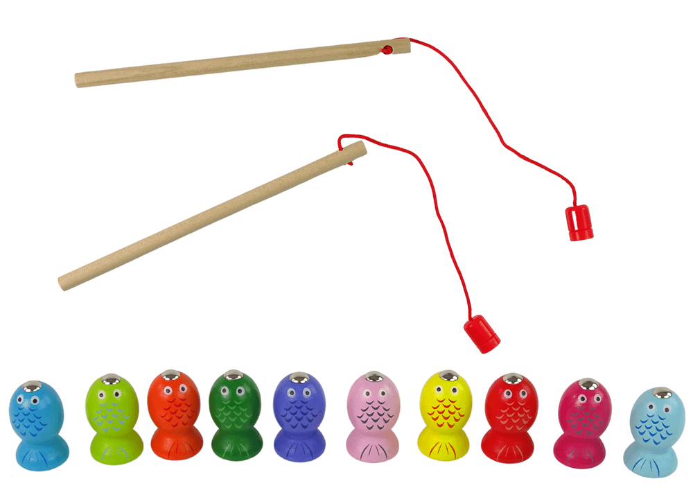Lesena igra Ribolov LEAN TOYS (2 palici) 4