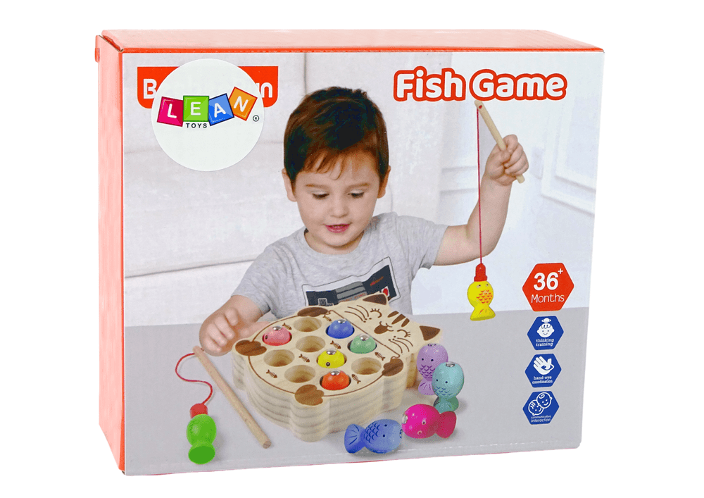 Lesena igra Ribolov LEAN TOYS (2 palici) 5