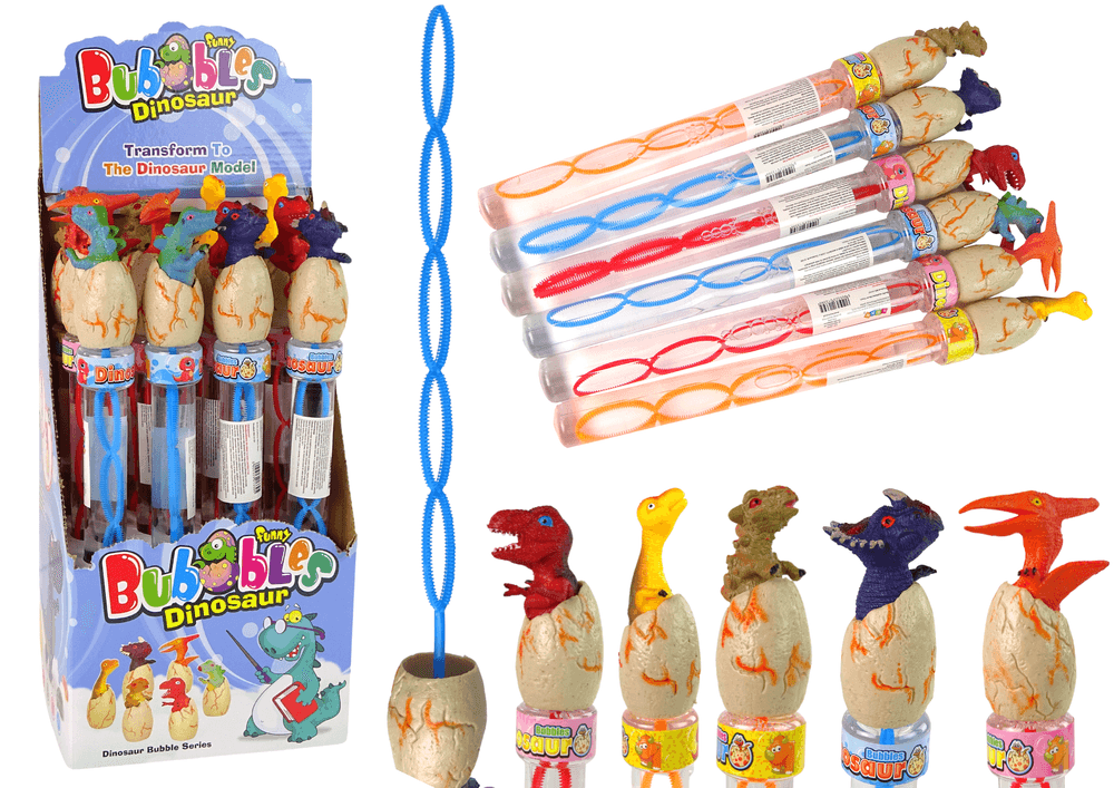 LEAN TOYS Ustvarjalec mehurčkov v obliki dinozavra (34 cm)
