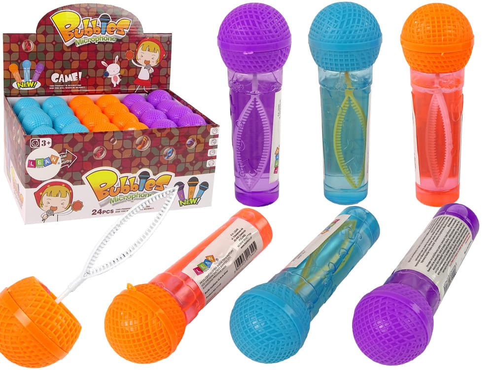 LEAN TOYS Mehurčki v obliki mikrofona (40ml)