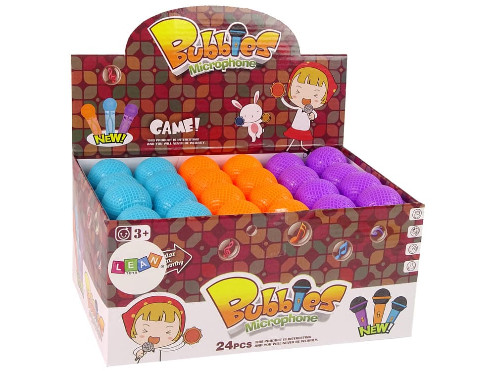 LEAN TOYS Mehurčki v obliki mikrofona (40ml) 4
