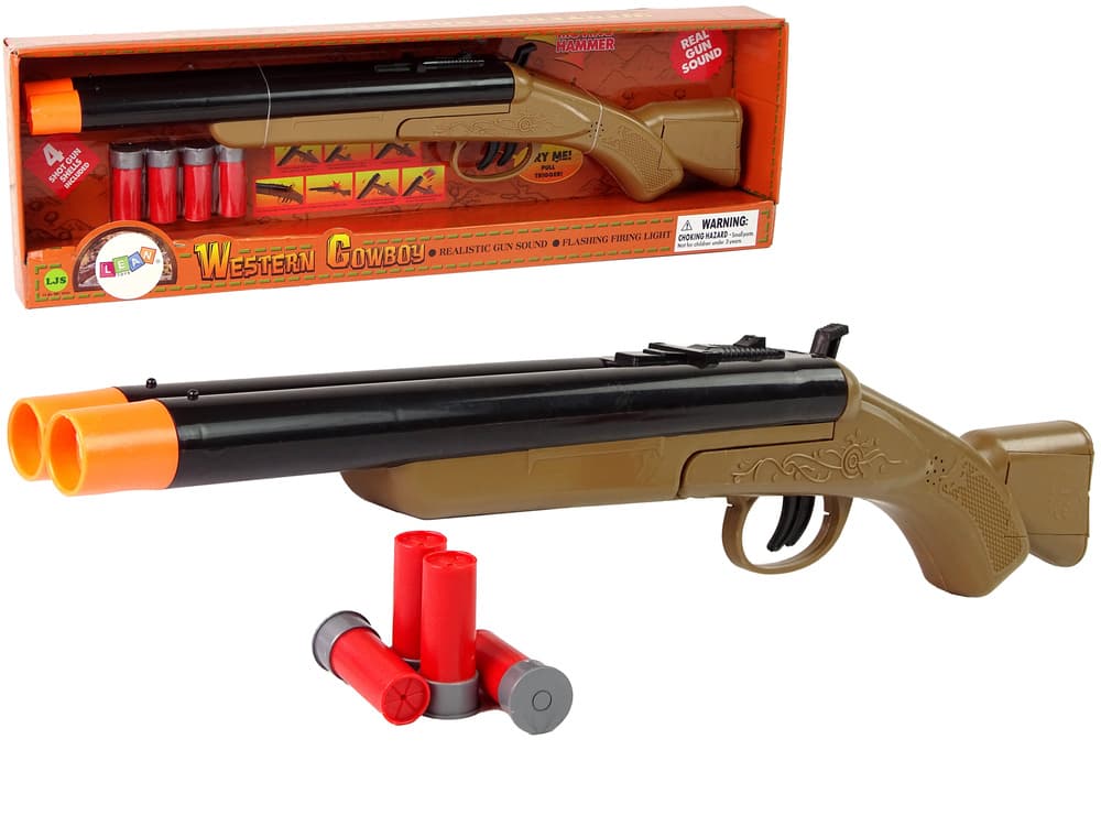 LEAN TOYS Kavbojska igrača pištola z naboji