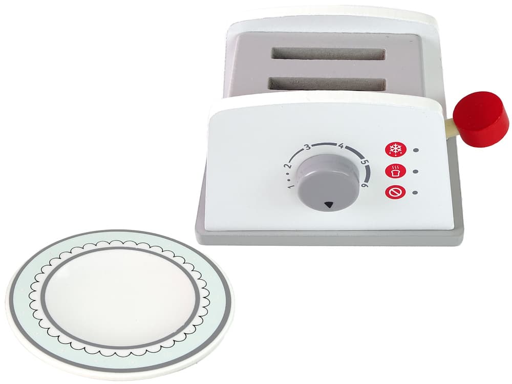 LEAN TOYS Leseni toaster z dodatki 3