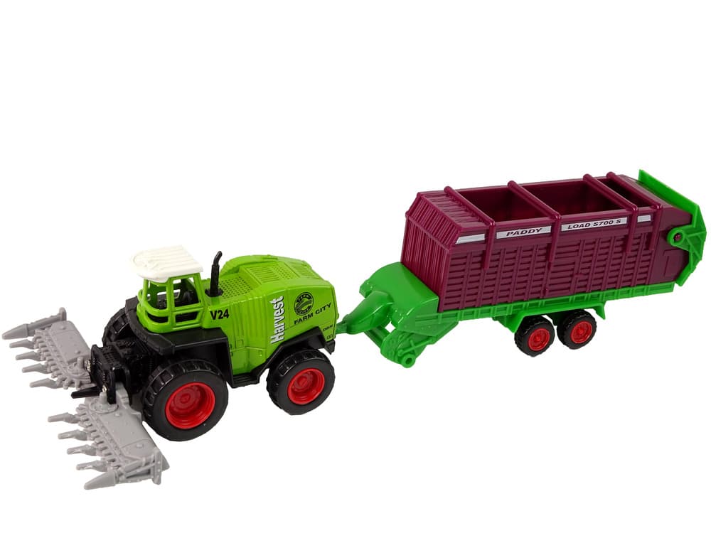 LEAN TOYS Set kmetijskih vozil, 12 kosov, kovina 4