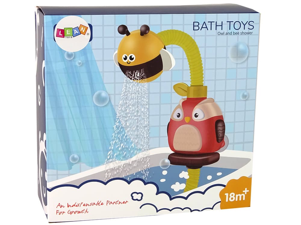 LEAN TOYS Igrača za kopanje sova s prho - škropilnik 3