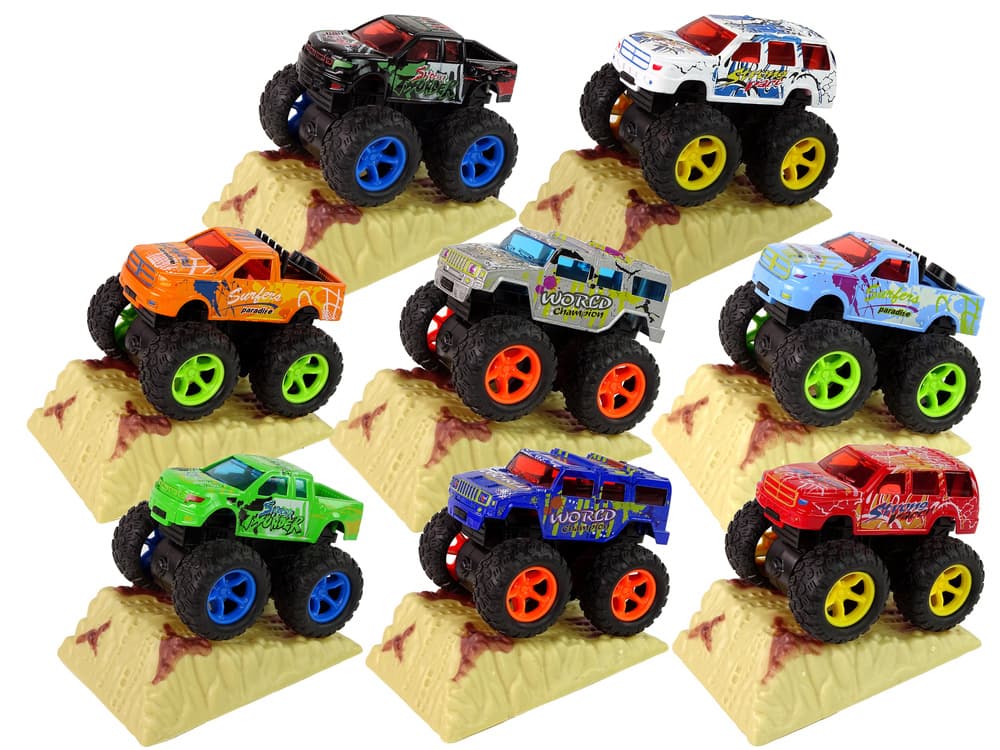 LEAN TOYS Monster Truck Big Foot s fračo, gumijaste pnevmatike
