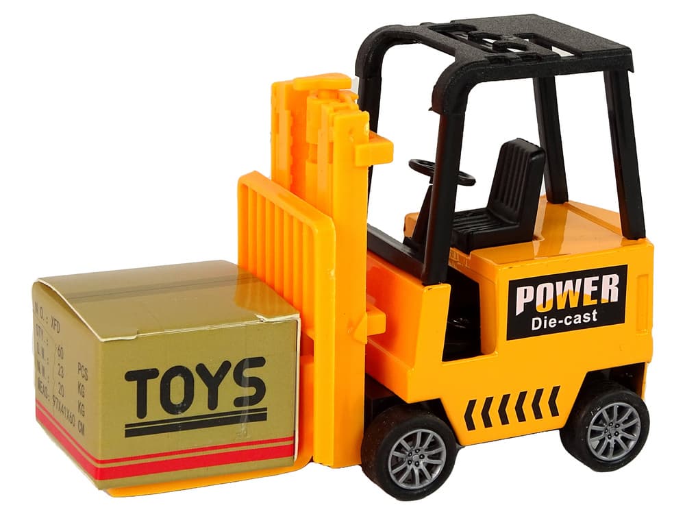 LEAN TOYS Viličar s pogonom na trenje, oranžni 3