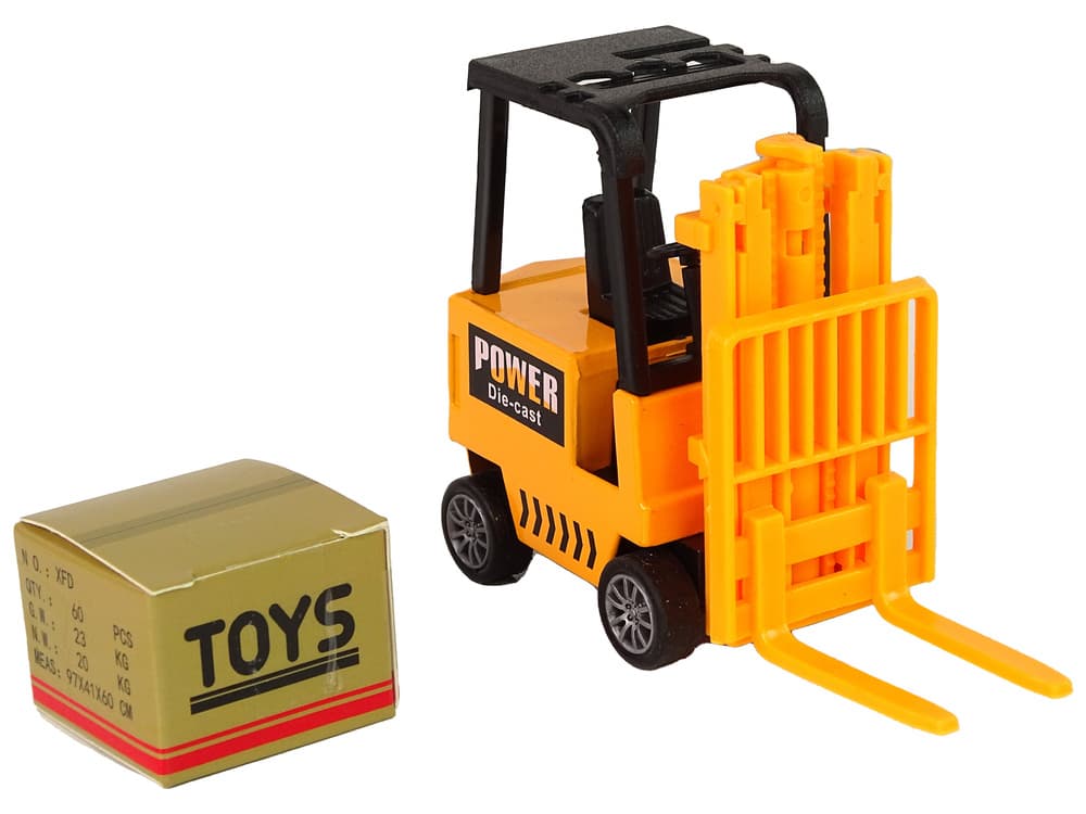 LEAN TOYS Viličar s pogonom na trenje, oranžni 5