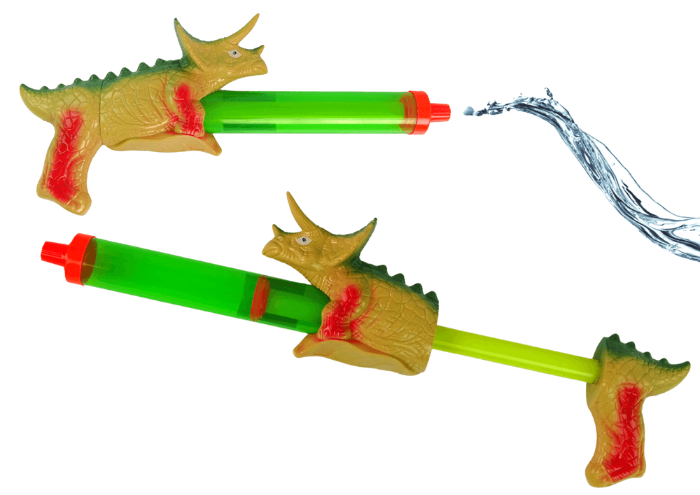 Vodna pištola dinozaver LEAN TOYS, 40 cm, zelena